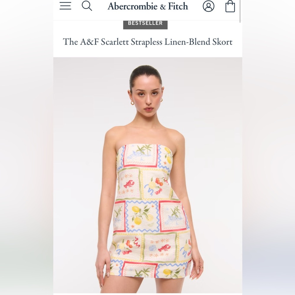 Abercrombie Strapless dress